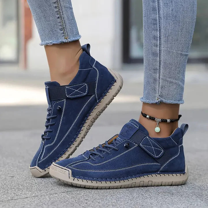 Rile | Handstitched Suede Trainers