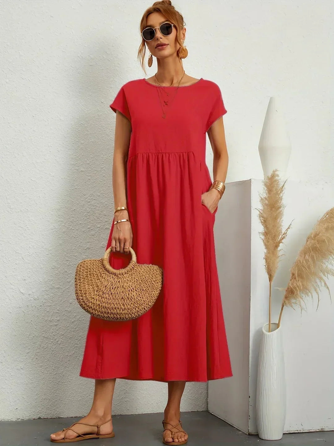 Isla | Relaxed Fit Midi Dress
