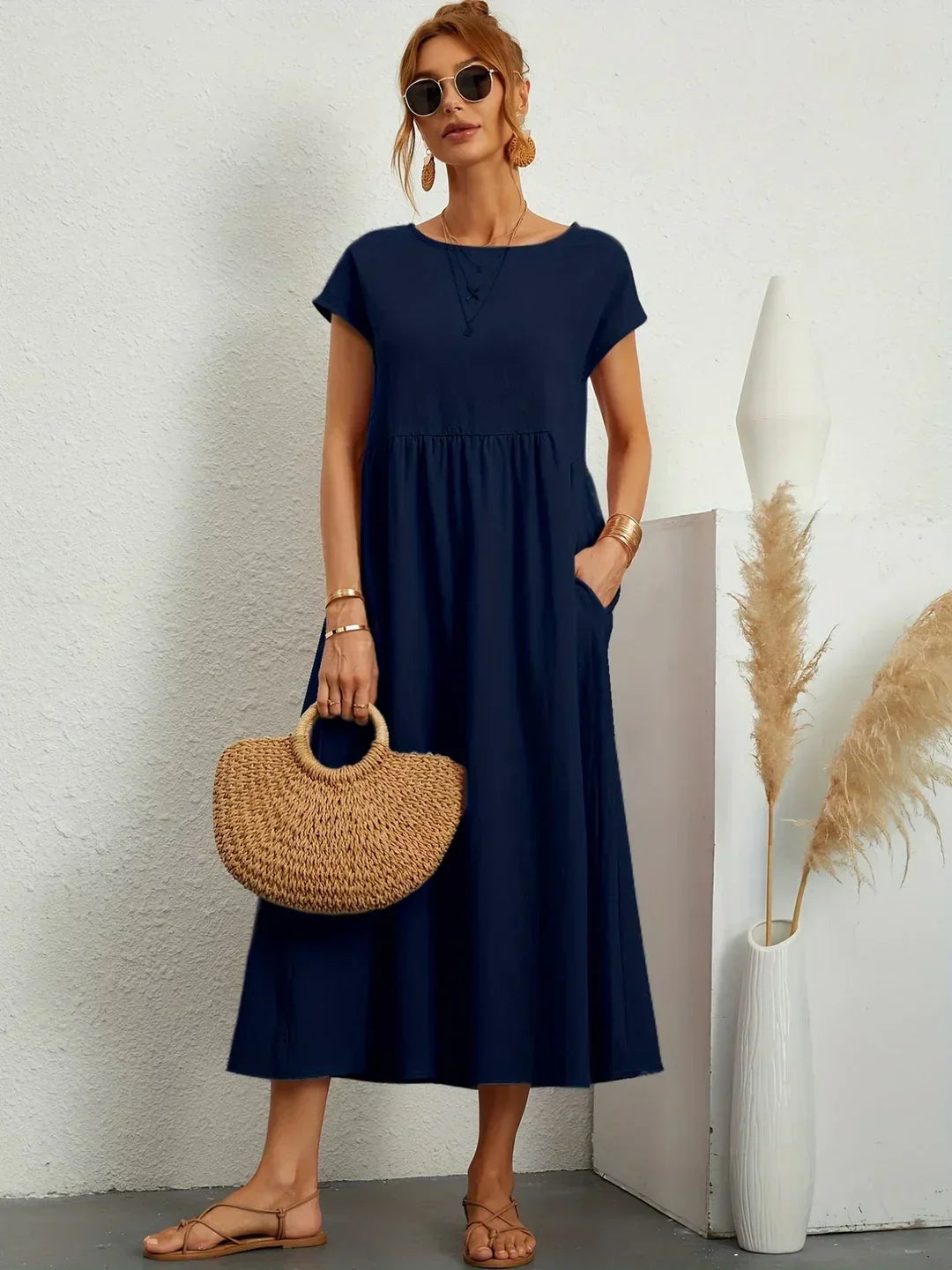 Isla | Relaxed Fit Midi Dress