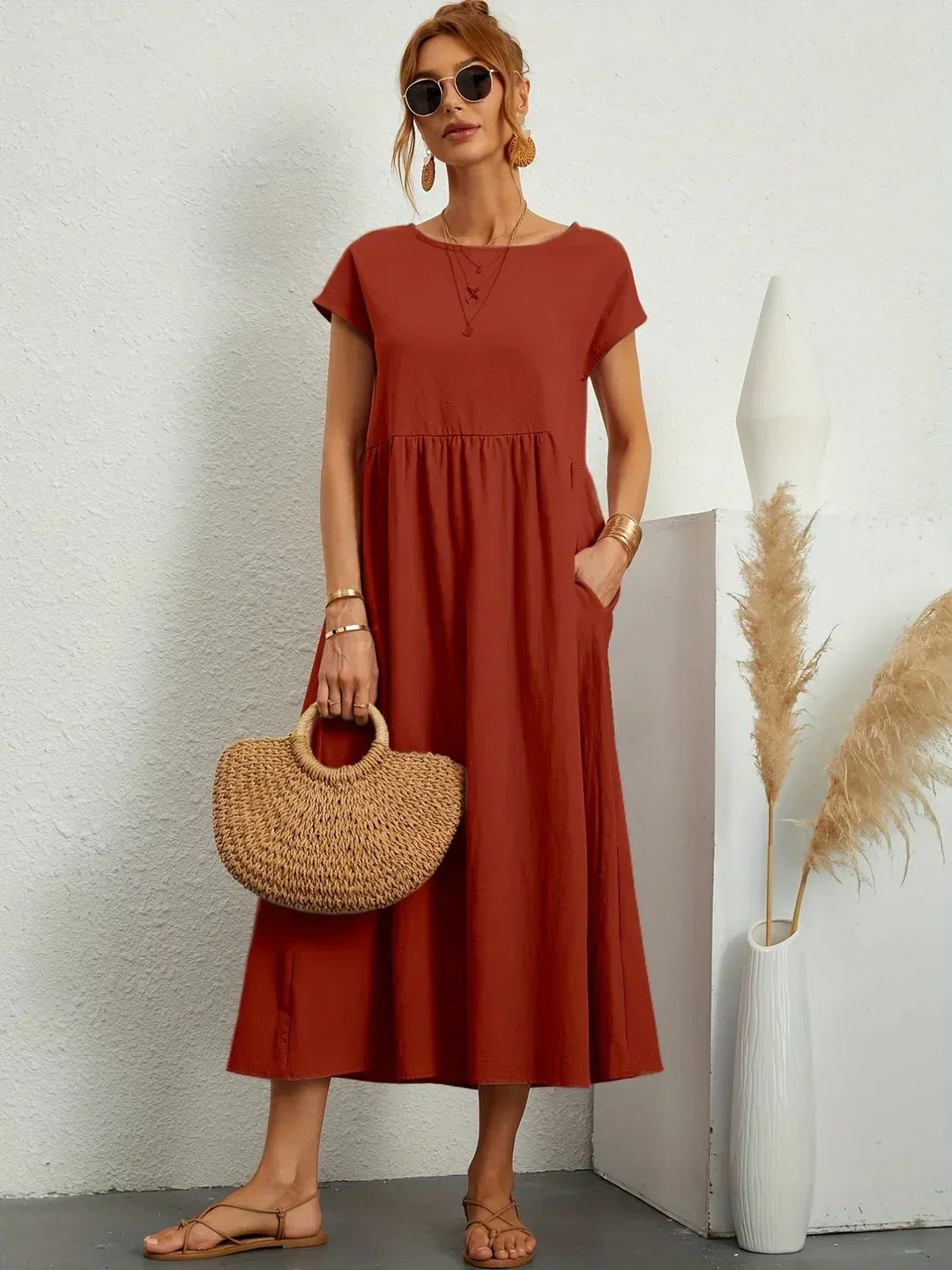 Isla | Relaxed Fit Midi Dress