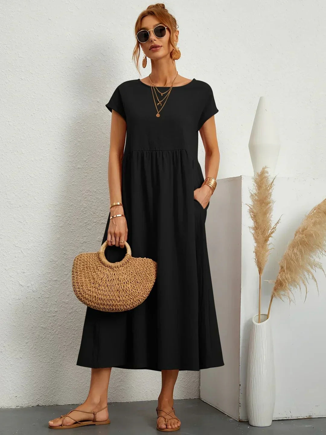 Isla | Relaxed Fit Midi Dress