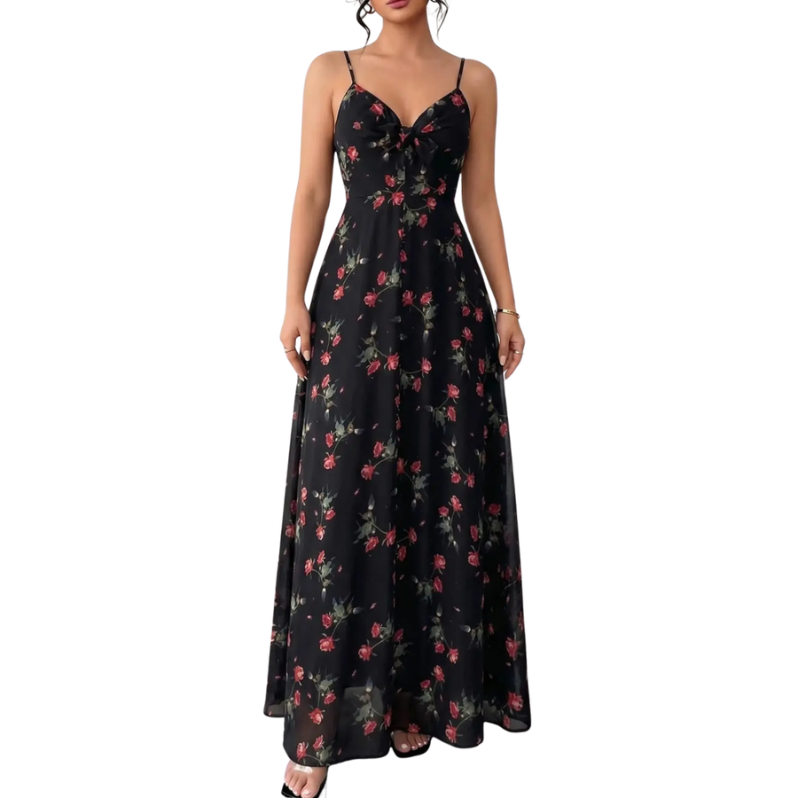 JUNIPER™ – Boho Floral Cami Maxi Dress