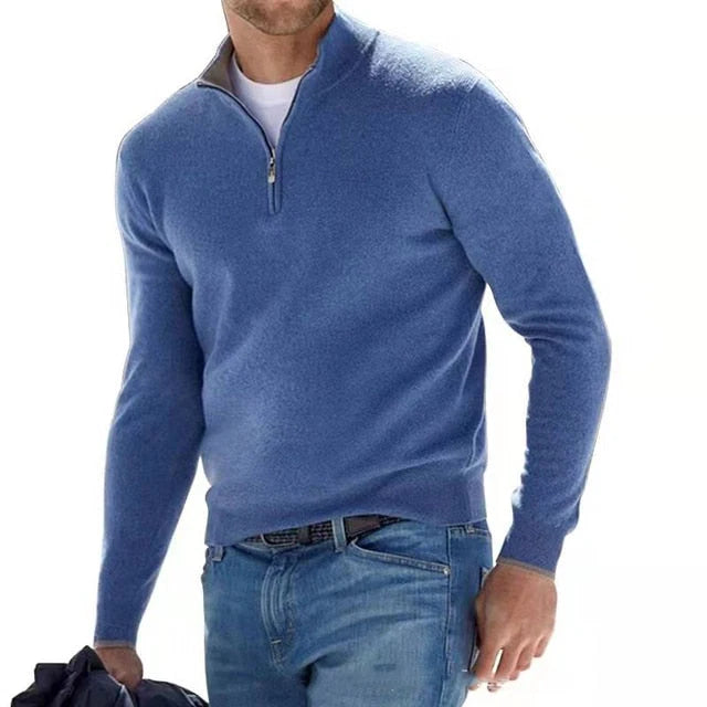 Crawford | Classic Quarter-Zip Knit Jumper