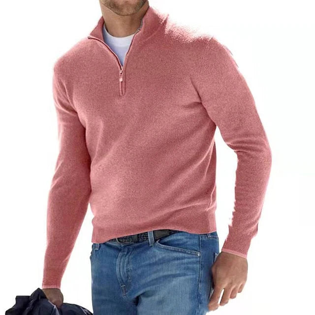 Crawford | Classic Quarter-Zip Knit Jumper