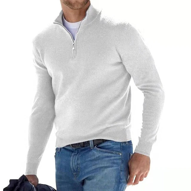 Crawford | Classic Quarter-Zip Knit Jumper