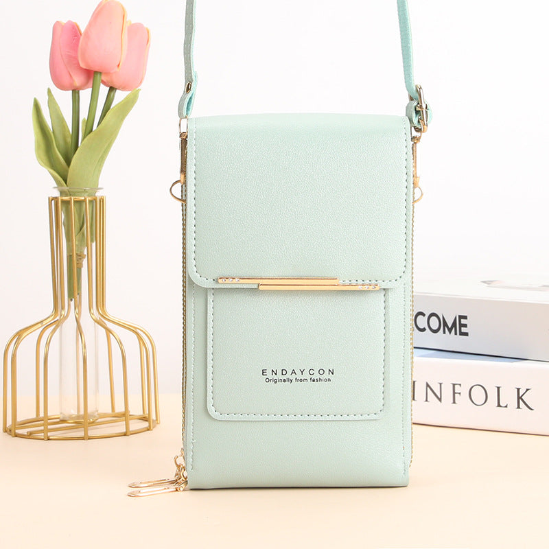 CORA™ - Stylish Mobile Phone Messenger Bag with Touch Screen