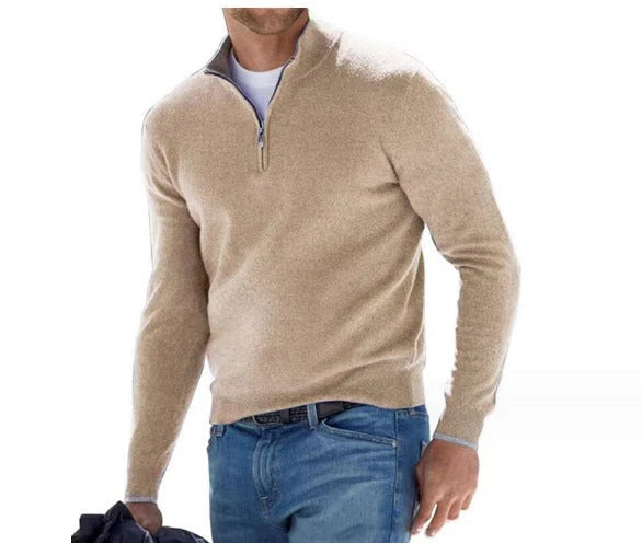 Crawford | Classic Quarter-Zip Knit Jumper