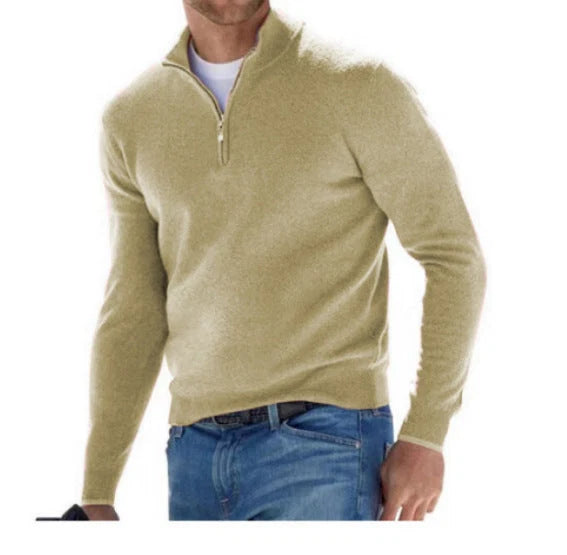 Crawford | Classic Quarter-Zip Knit Jumper