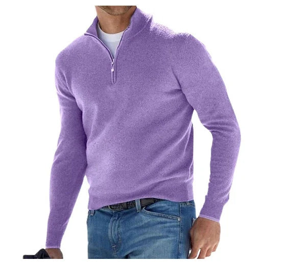 Crawford | Classic Quarter-Zip Knit Jumper