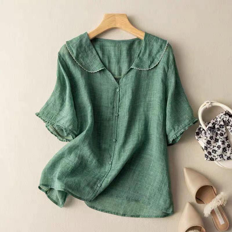 Isabelle | Vintage Button-Up Blouse