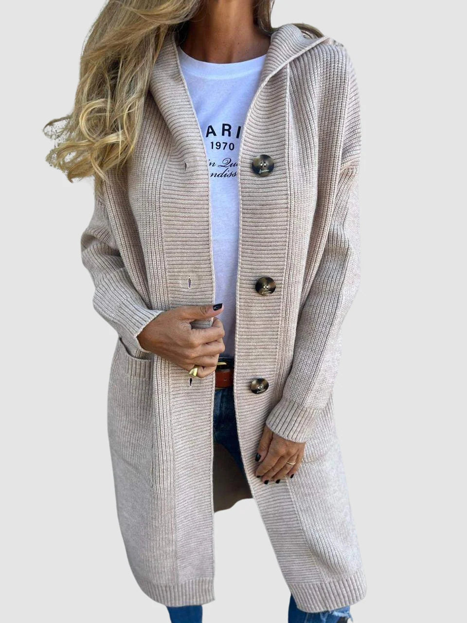 Elle | Cosy Layer Longline Cardigan