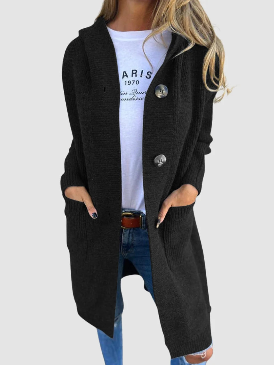 Elle | Cosy Layer Longline Cardigan