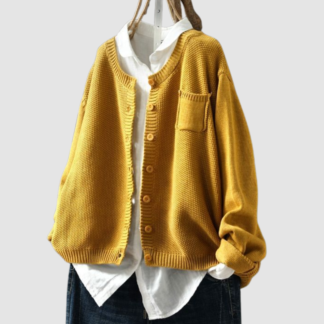 Margot | Knit Button-Front Cardigan
