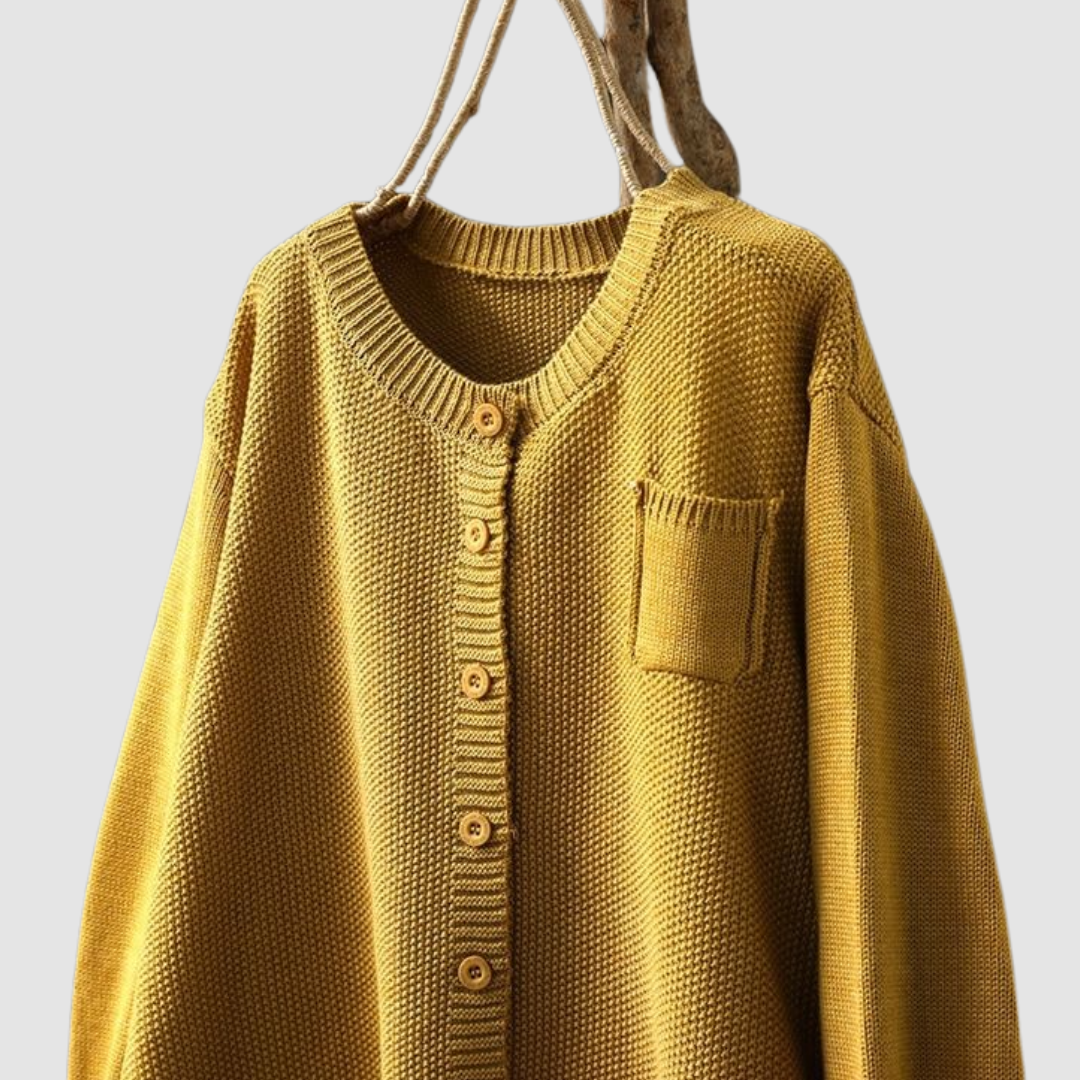 Margot | Knit Button-Front Cardigan