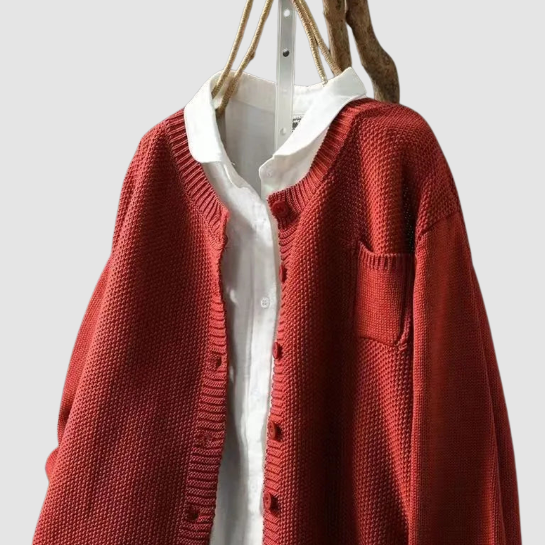 Margot | Knit Button-Front Cardigan