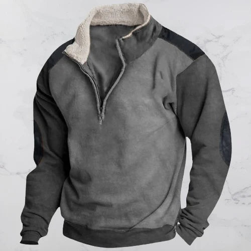 Rod | Fleece-Collar Quarter-Zip Sweatshirt