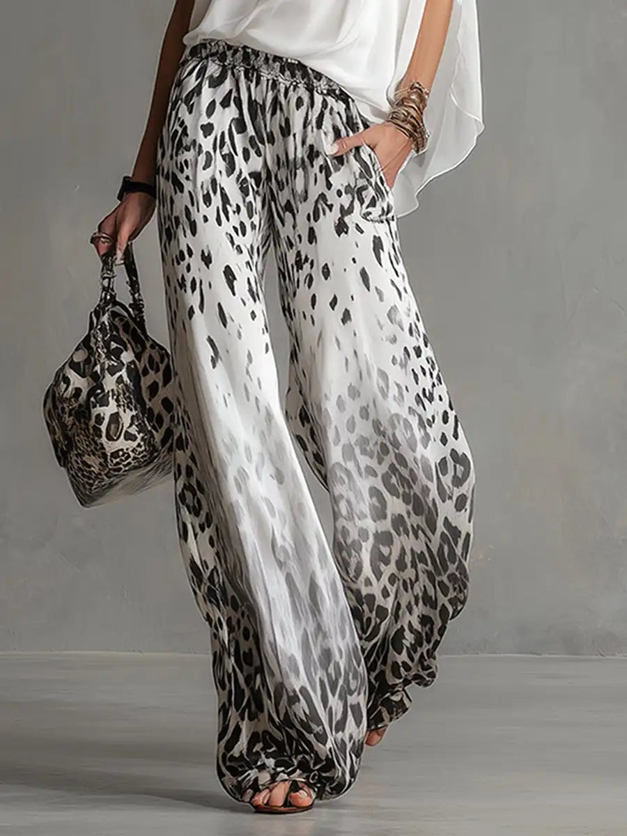 Pamela | Floral Printed Blouse and Wide Leg Trouser Co-ord Set