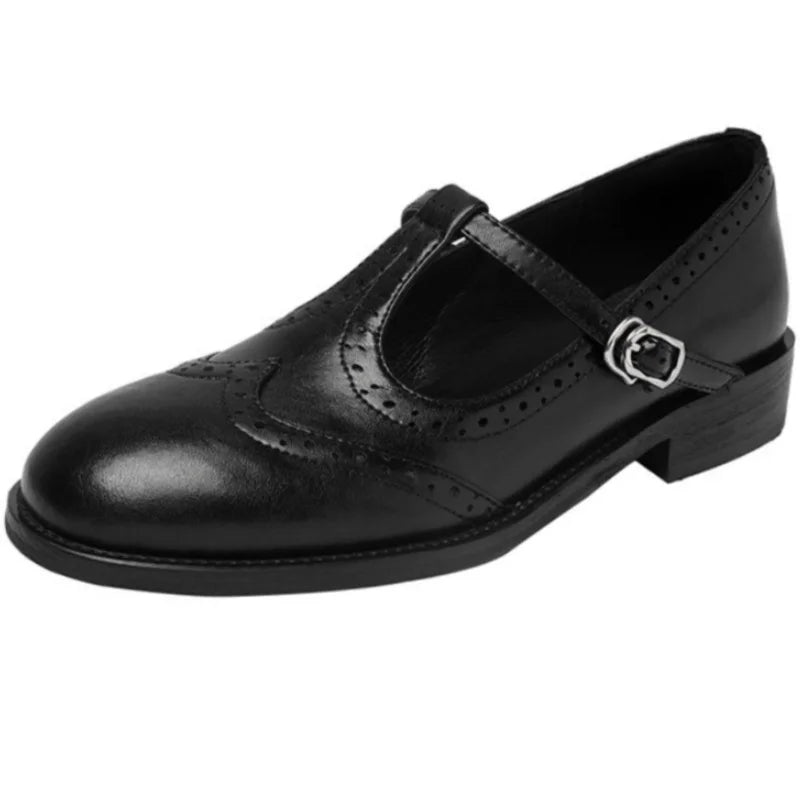 Amara | Elegant T-Strap Mary Janes
