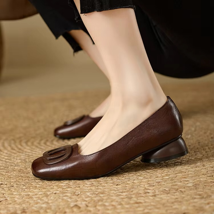 Beatrix | Buckle Detail Ballet Flats