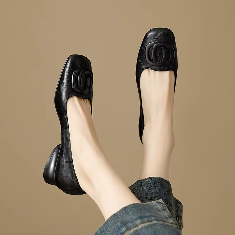 Beatrix | Buckle Detail Ballet Flats