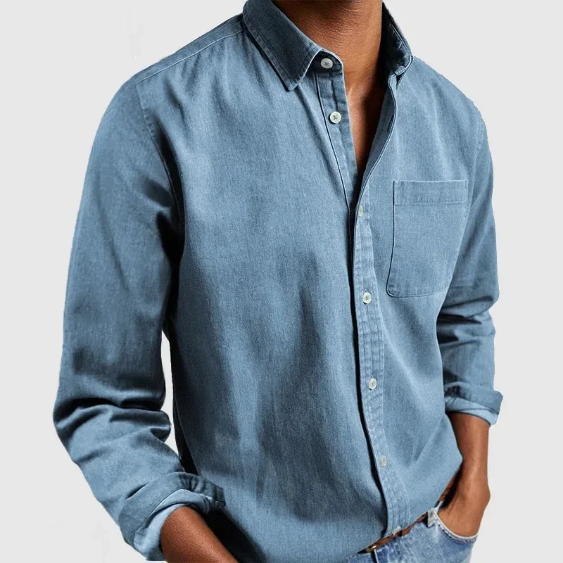 Wesley | Classic Denim Button-Down Shirt