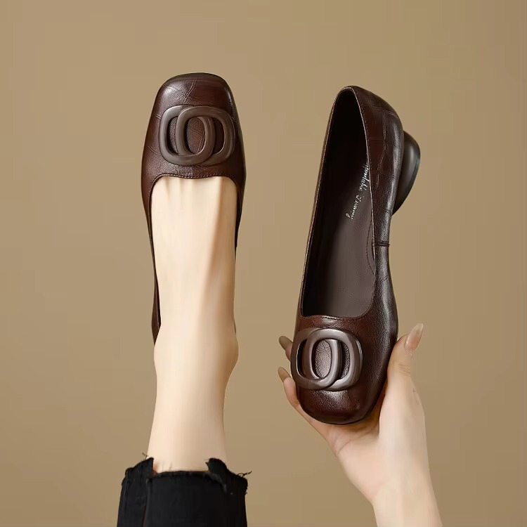 Beatrix | Buckle Detail Ballet Flats