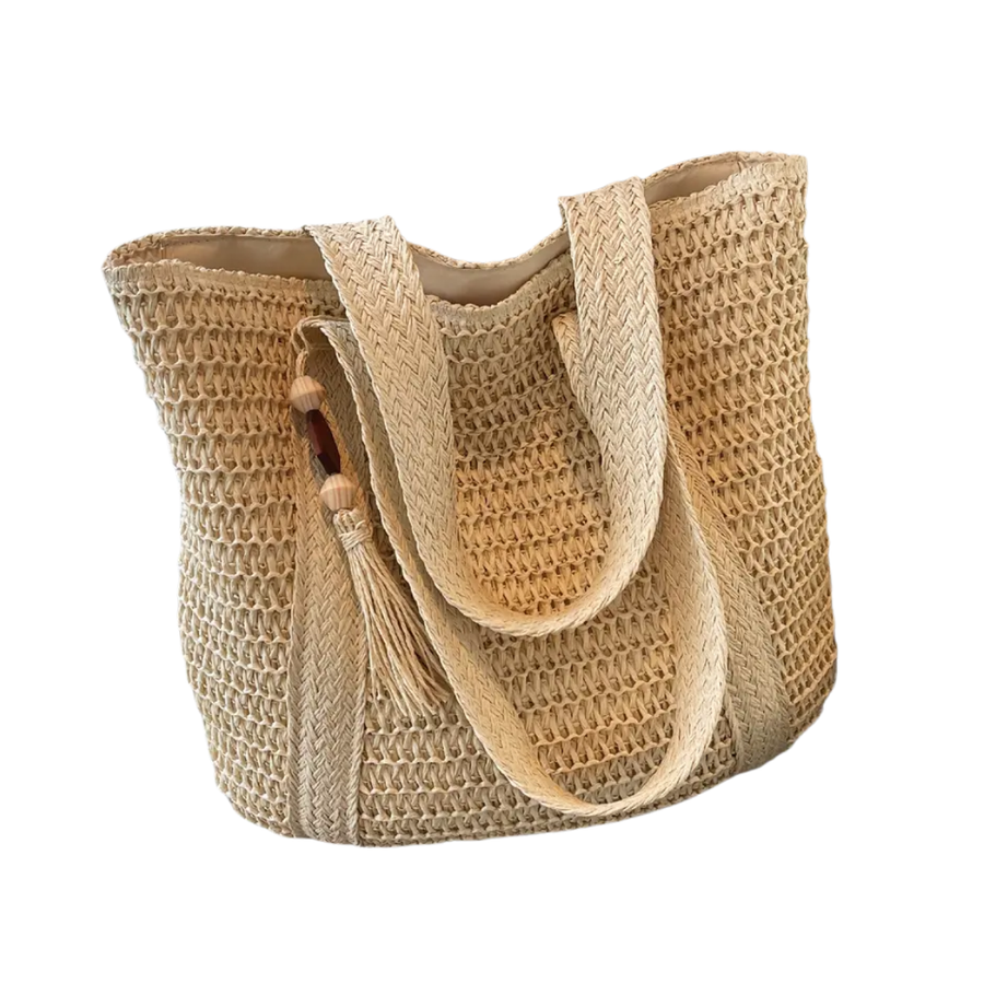 CAYO™ – Woven Fringe Large Capacity Straw Tote
