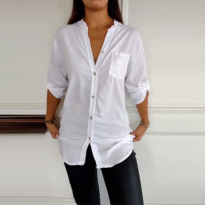 DANICA™ -  Sequin Detailed Blouse