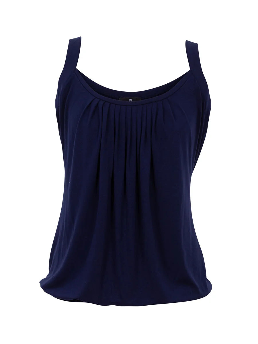 Lynel | Tummy-Skimming Pleated Vest Top