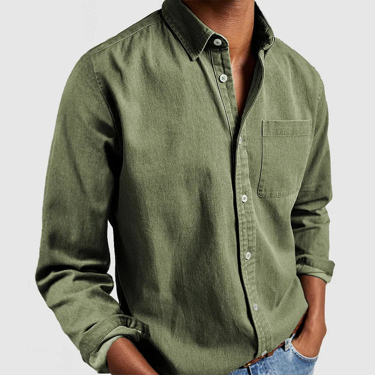 Wesley | Classic Denim Button-Down Shirt
