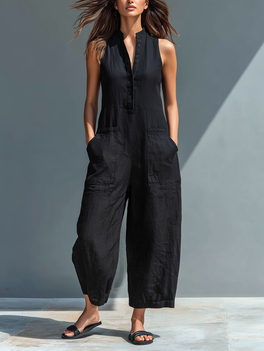 Lorraine | Elegant Sleeveless Jumpsuit
