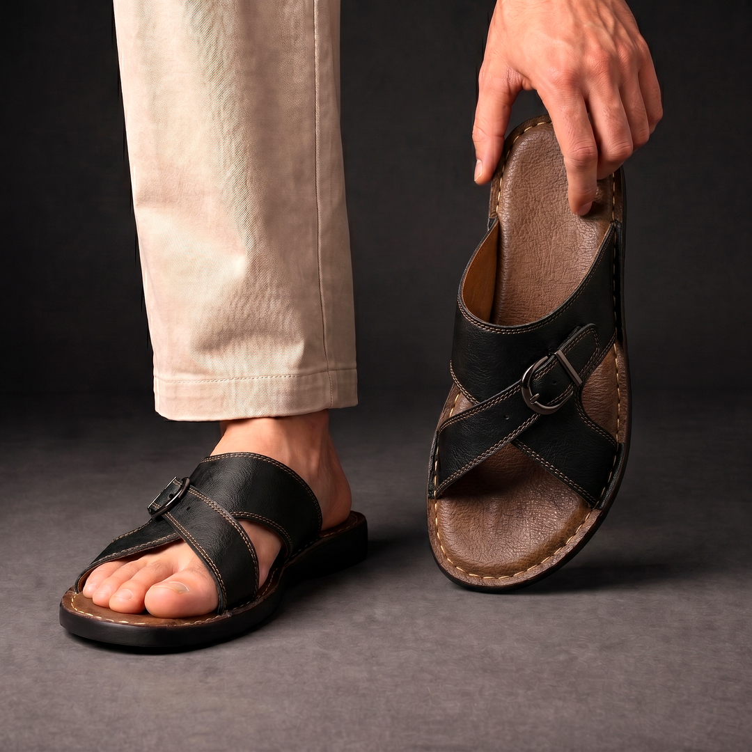 Alexander | Crossover Buckle Sandals