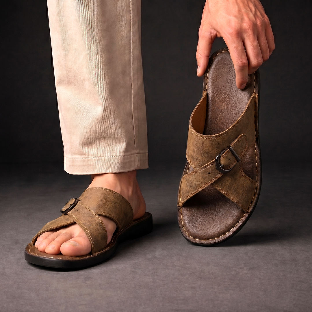 Alexander | Crossover Buckle Sandals