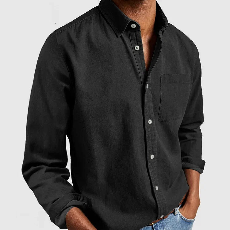 Wesley | Classic Denim Button-Down Shirt