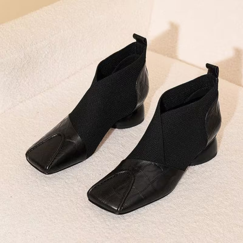 Stelle | Easy-Slip Comfort Block Heel Shoes