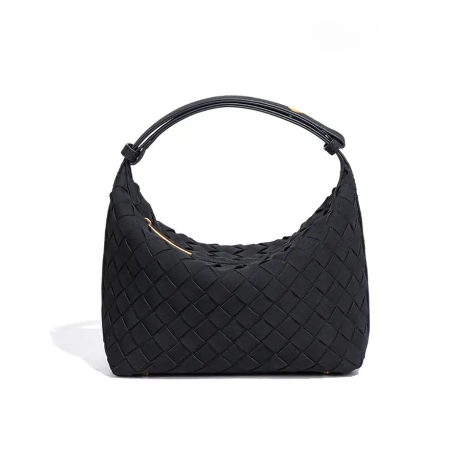 LISANNE™ – Matte Woven Structured Handbag