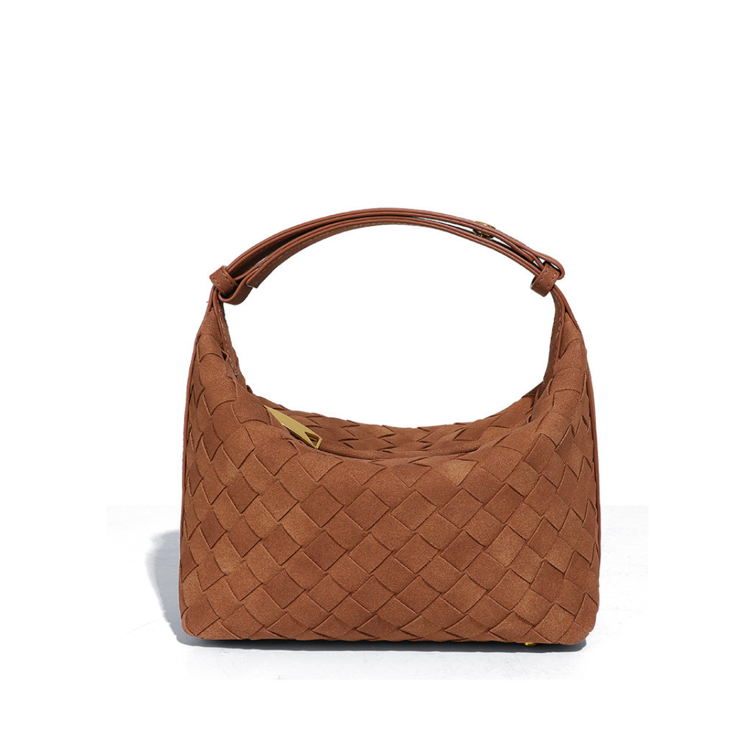 LISANNE™ – Matte Woven Structured Handbag