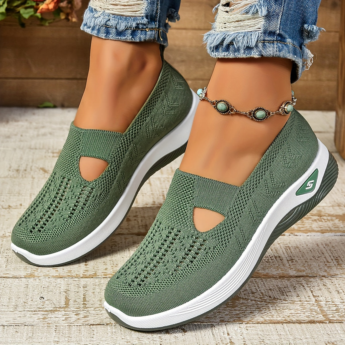 Beatrice | Breathable Slip-On Comfort Trainers