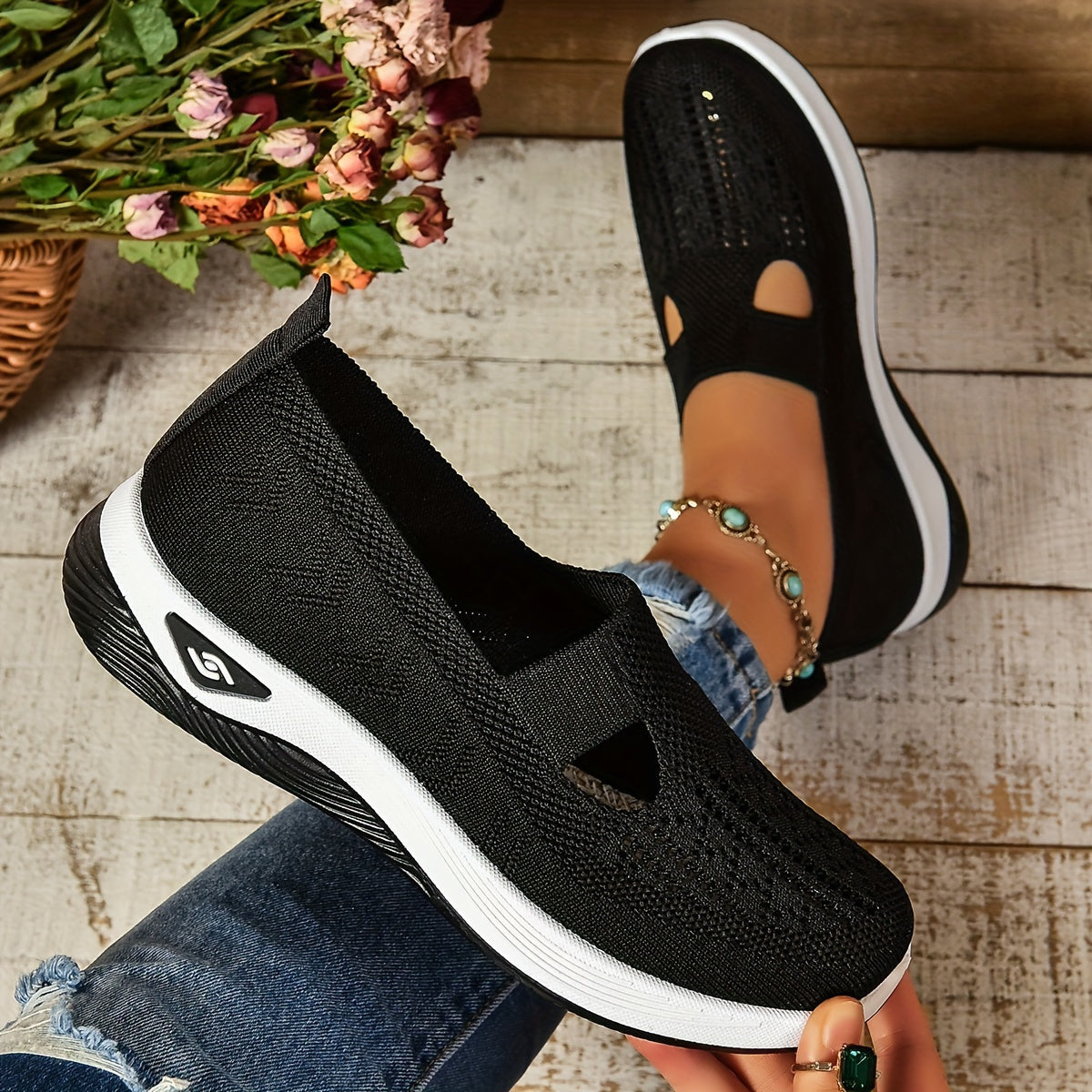 Beatrice | Breathable Slip-On Comfort Trainers