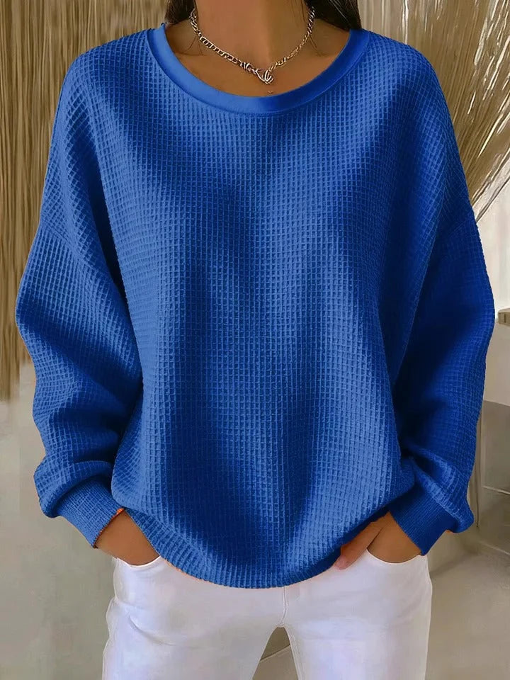Ria | Comfortable Everyday Waffle-Knit Top