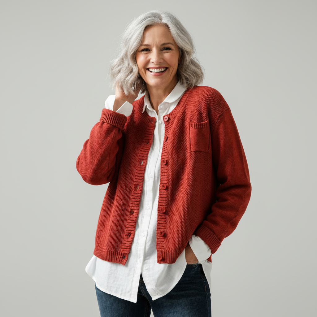 Margot | Knit Button-Front Cardigan