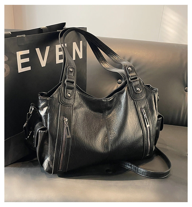 NOEMIE™ - Classic Leather Tote Bag