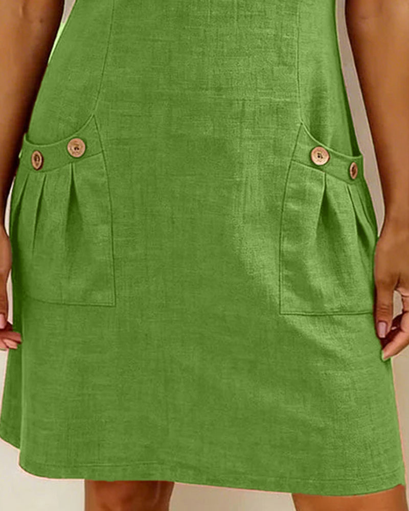 Van Elst Mode® | Katoenen jurk met ritssluiting