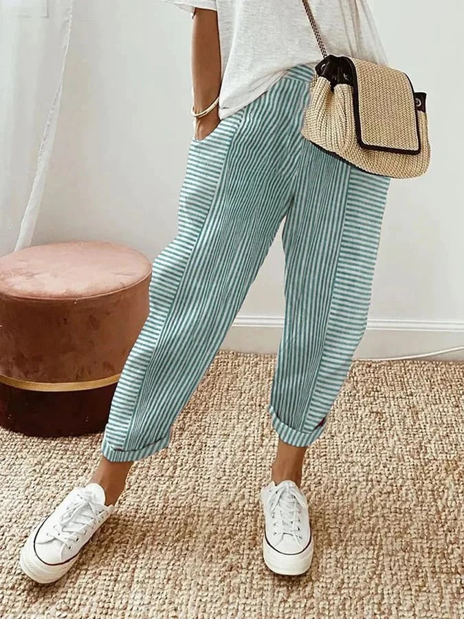 Vera | Striped Trousers