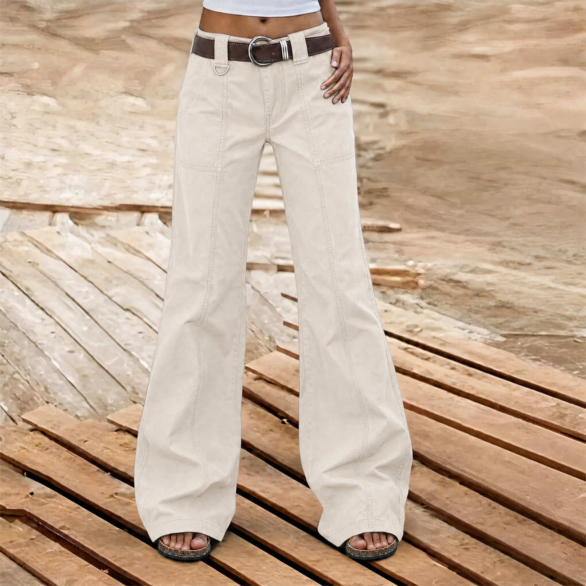 Carolyn | Straight Leg Cargo Trouser