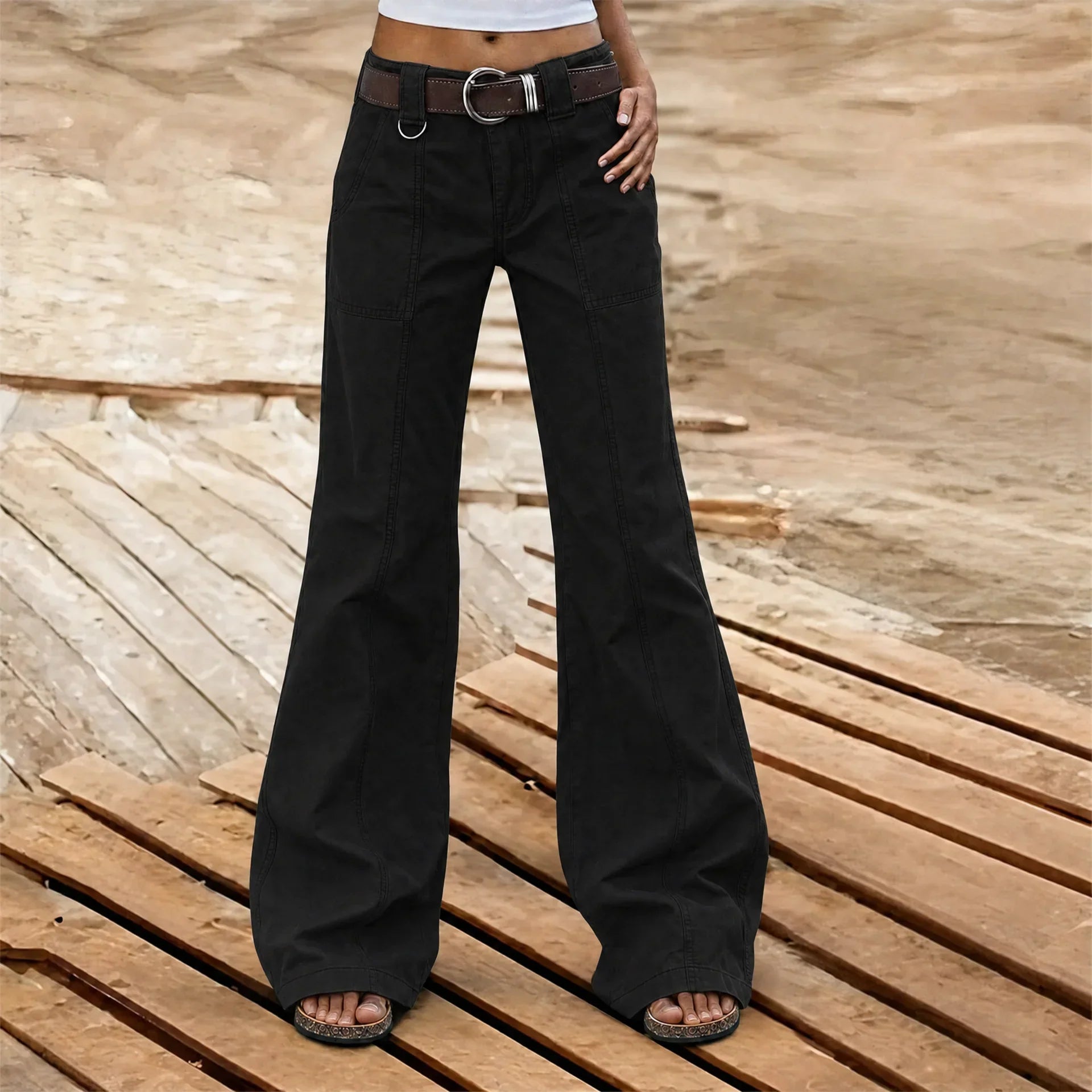 Carolyn | Straight Leg Cargo Trouser