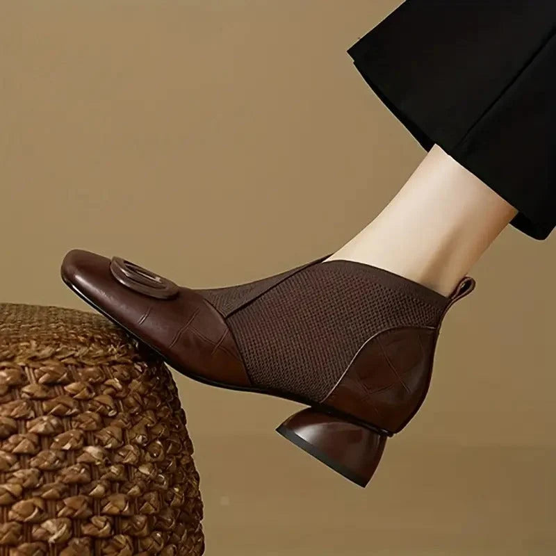 Stelle | Easy-Slip Comfort Block Heel Shoes