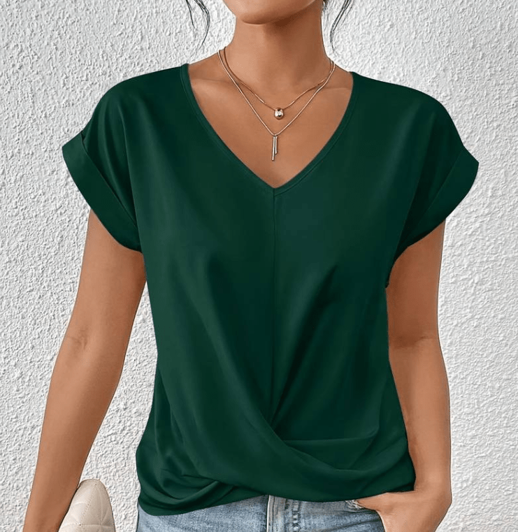 Luna | Tummy-Tucking V-Neck Top