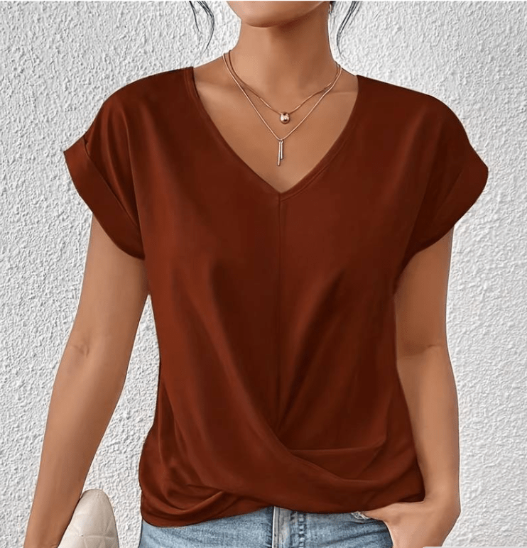 Luna | Tummy-Tucking V-Neck Top