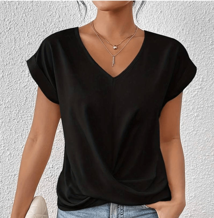 Luna | Tummy-Tucking V-Neck Top